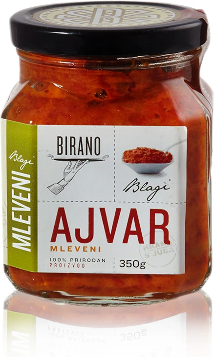 Blagi ajvar mleveni 350 g Strela